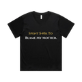 Black front flat lay