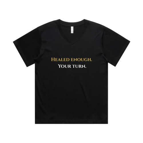 Black front flat lay